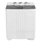 ZNTS Twin Tub with Built-in Drain Pump XPB45-428S 20Lbs Semi-automatic Twin Tube Washing Machine for 00980702