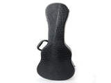 26" Tenor Python Pattern Leather Ukulele Case Black 14670546