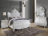 Opulence Modern Style 9- Drawer Dresser Made with Wood in Pearl White B009P240961
