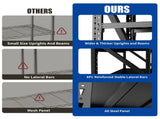 Heavy Duty Metal Adjustable Garage Shelves, 69"H x 47"W Industrial Shelving Unit 4000LBS Capacity W2735P554513
