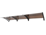 HT-300 x 100 Household Application Door & Window Rain Cover Eaves Brown Board & 39779700