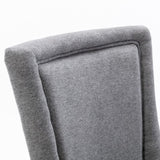 Furniture,Ultra Side Dining ChairThickened fabric chairs with neutrally toned solid wood legs 00777830