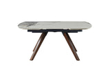 Retractable Imitation Sintered stone Table Expandable 55.12