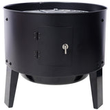 Charcoal Smoker Grill Wood Smoker Grills Outdoor Cooking 16 Inch Vertical Smoker Portable BBQ Grill W465P216802