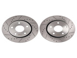 Front 302mm Brake Rotors Kit fit for Jeep Wrangler 2007-2018/Wrangler JK 2018 S53040 25736130