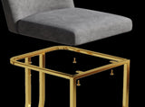 Dining Bar Chairs Set of 2 Modern style bar chairs with simple design, Creative Design comfortable W1727P240722