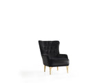 Lust Modern Style Chair in Black B009139101