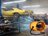 US Standard MLD-450 Barrel Fan 110V 218W 18inch Floor Barrel Fan Mobile Fan with Handle Copper Motor 72599913
