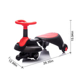 6V Kids Ride On Electric Wiggle Car,Flashing & Shock absorbing PU Wheels For Effective Floor W1578P213377