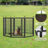 ZNTS Dog Playpen 8 Panels 40" Height Heavy Duty Dog Fence Puppy Pen for Large Medium Small Dogs Indoor W368P233995