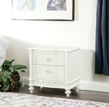 Dorothy Ivory Finish Nightstand W/2 Drawers B2726P327447
