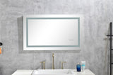 ZNTS LED Bathroom Mirror 40 "x 20" with Front and Backlight, Large Dimmable Wall Mirrors with Anti-Fog, W928P177822