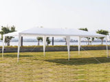 3*6m Non-Cloth PE Cloth Plastic Sprayed Iron Pipe Outdoor Party Tent White 08645783