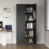 70 inches, modern kitchen storage cabinet, metal storage locker, which can be used in six layers. T3421P312335