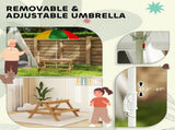 Wooden Outdoor Kids Picnic Table 84746827