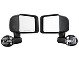 Manual Mirrors Black Left Right Side Pair For 2007-2017 Jeep Wrangler 28928984