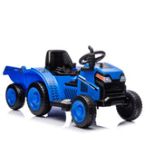 ZNTS 12V Kids Ride On Electric Tractor Black Knight,Kids Ride On Toy.2WD,Non-skid tires, steering wheel, 38466080