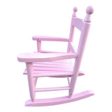 ZNTS Children's rocking light pink chair- Indoor or Outdoor -Suitable for kids-Durable 98976983