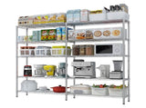 5-layer double row, freely adjustable layer spacing, with adjustable feet, display stand, iron, 67973443