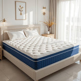 King Size Mattress in a Box 14 Inch Memory Foam Hybrid Mattress with Pocketed Springs Medium Firm 90562427