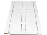CRAZY ELF 28" x 84" Six Panel Real Primed Door Slab, DIY Panel Door, Modern Interior Barn Door, W936131955