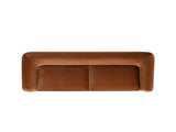 Alpine 90.5" Sherpa Sofa, Burnt Orange Performance Velvet B2719P606840
