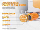 Airless Paint Sprayers, 3300PSI Motorized Paint Sprayer with Stand, High Efficiency Spray Paint T3177P305046