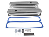 Tall Aluminum Finned Vortec Valve Covers Polished Center Bolt for Chevy SBC 283 305 327 350 33205268