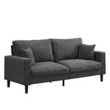 74" High Resilience three seater Sofa, Wooden Frame 3 Seat Sofa, Comfy,Modern Upholstered W2297P264467