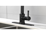 Single Handle High Arc Pull Out Kitchen Faucet,Single Level Stainless Steel Kitchen Sink Faucets W2287141940