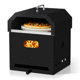 ZNTS Outdoor Pizza Oven 4 in 1 Wood Fired 2-Layer Detachable Outside Ovens with Pizza Stone, Cooking 17661763