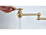 Wall Mount Folding Kitchen Pot Filler Faucet W2287P153400