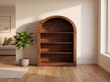 Arched 47.6 Inch, 4-Tier Bookcase, Arched Bookcase, Arch - Modern W2641P562765