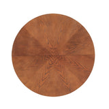Walnut Round Dining Table 39.4" Traditional Solid Wood Legs, Timeless Elegance, Ideal Focal Point N842P315206D