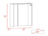 Dalton Foldable Table with Base and Shelves B128P148904