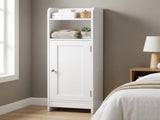 MDF Corner Storage Cabinet, Toilet Paper Organizer for Bathroom Living Room 76011653