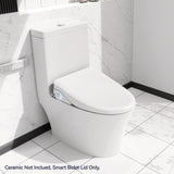 ZNTS Smart Bidet Toilet Seat with Side Knob Adjustable Heated Seat with Water Temperature and Pressure 06062802