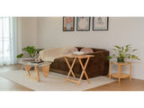 Rubberwood Folding TV Tray Table, Natural 70136092