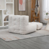Fluffy bean bag chair, comfortable bean bag for adults, super soft lazy sofa chair with memory foam W1996131041