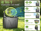 5-in-1 Rechargeable Misting Cooling Fan with 20000mAh Power Bank, 10L Large Water Tank Mist Modes 25264393
