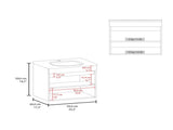 Bathroom Vanity with Sink, 2 Doors, 2 Shelves B097P296873