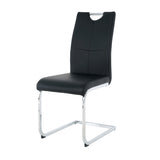 Modern Dining Chairs with Faux Leather Padded Seat Dining Living Room Chairs Upholstered Chair with W210127279