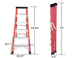 Fiberglass Ladder, 500 lb Load Capacity W2717P312090