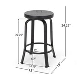 COUNTER STOOL 2pcs/set 59130.00BBLK