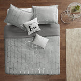 Twin/Twin XL Metallic Printed Comforter Set B03595837