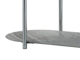 Yukino Gray High Gloss & Chrome Finish Sofa Table B2726P265752