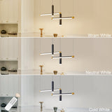 Javeriah 4 - Light Dimmable Kitchen Island Linear LED Pendant T3177P283999