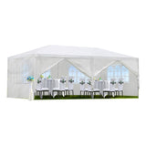 ZNTS 10x20' Wedding Party Canopy Tent Outdoor Gazebo with 6 Removable Sidewalls W1205P153097