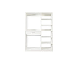 Freestanding Closet System, Stand-Alone Wardrobe with 6 open Shelves,74.8'' Heigh Closetwith 1 Wood W331P280699