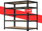 Metal Storage Shelves 32" W x 16" D x 63" H Adjustable Heavy Duty Shelving for Garage,1400lbs 35452894